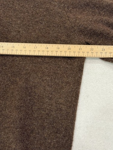 Polo Ralph Lauren maglione 100% lana di agnello marrone taglia L - Foto 7 di 7
