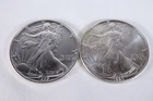 NobleSpirit (LG) Superb Gem BU 1989 & 1990 American Silver Eagle .999 1oz