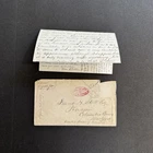 1869 US Navy Letter Nagasaki Japan USS Idaho Commander Edward Hooker Civil