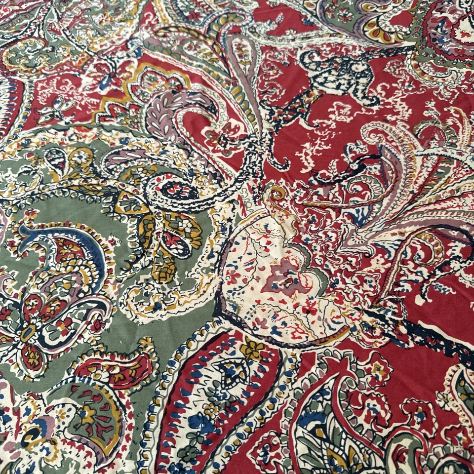 Funda nórdica Pottery Barn completa queen boho algodón cachemir cottagecore ropa de cama Foto 3 de 4