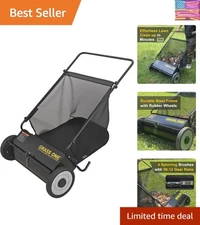 Heavy-Duty 26-Inch Leaf and Grass Collector - 7 Cu.Ft Capacity, Tool-Free Setup