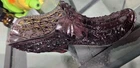 Amethyst Purple Glass Slipper Figurine Vintage Like Fenton