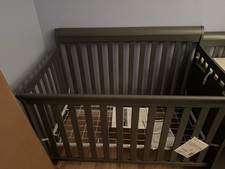 Bed Crib To Twin Size Bed, Changing Table And Drawer