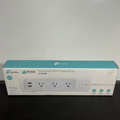 TP-Link Kasa Smart Wi-Fi Power Strip 3-Outlets, Alexa/Google Compatible, KP303