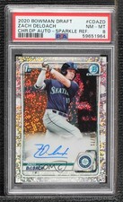 2020 Bowman Draft Sparkle Refractor 59/71 Zach DeLoach #CDA-ZD PSA 8 Auto 1q7