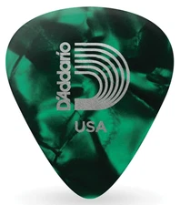 D'Addario Celluloid Guitar Picks Medium 0.70mm, 10-pack