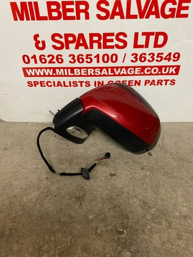 PEUGEOT 3008 MAROON N/S PASSENGER SIDE ELECTRIC DOOR MIRROR 60 PLATE