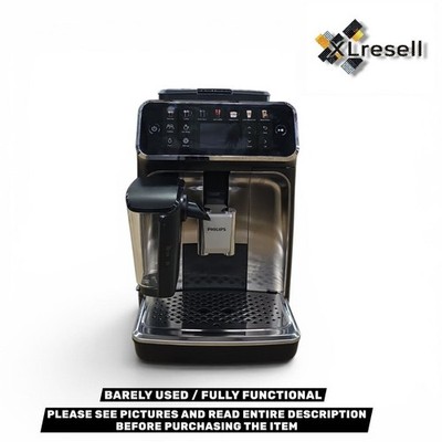 Philips 4400 LatteGo Automatic Espresso Machine, Black | 12 Recipe | EP4447/90