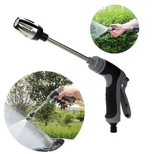 Metal High Pressure Water Gun Telescopic Hose Nozzle Car Wash Garden Spray