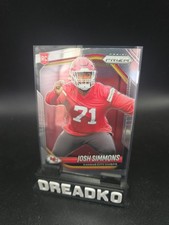 2025 Panini Prizm Football Josh Simmons Rookie