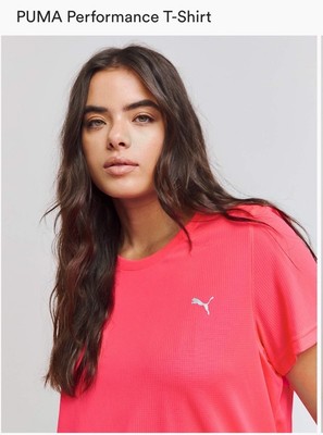 Puma Pink Damen Drycell Performance Tee W Tee XXXL (UK20)
