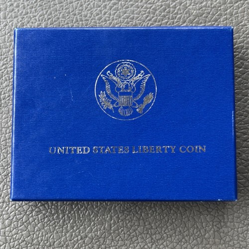 1986-S U.S. Liberty A Nation Of Immigrants Half Dollar Commemorative Coin Proof - Picture 4 of 5