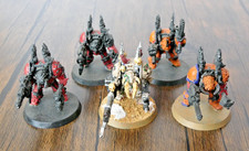 Warhammer 40k Chaos Space Marines Terminators (5) Fully Assembled Metal OOP