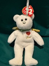 TY Beanie Baby  GIFT the white LOVE Angel Bear HALLMARK Exclusive 9"...NEW
