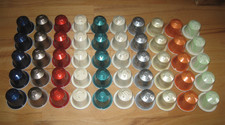 50 leere Nespresso Kapseln zum Basteln - 10 Farben