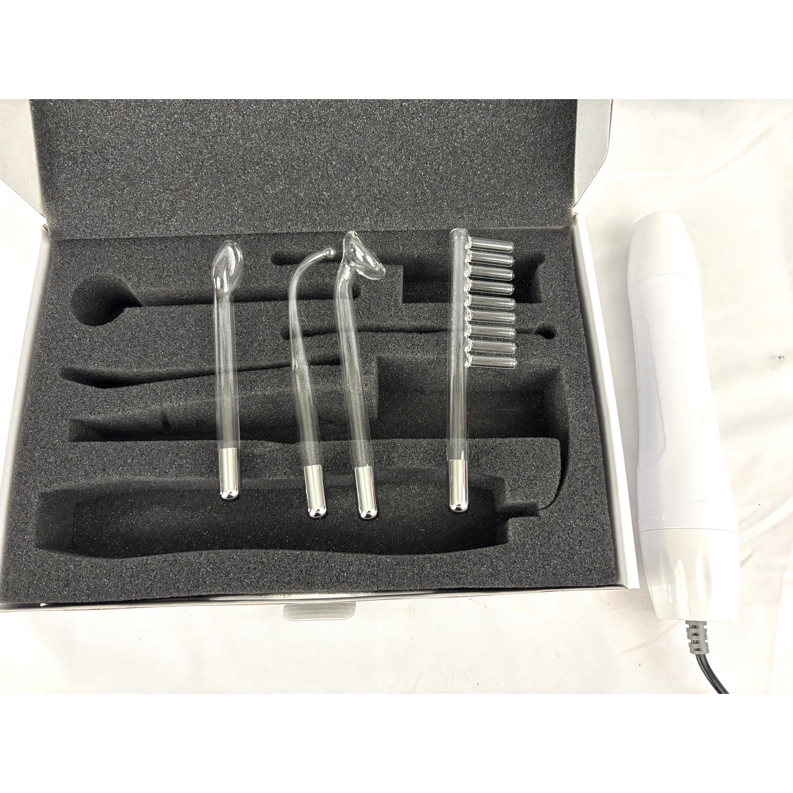 High Frequency Portable Handheld Facial Skin Facial Wand with 4 Electrodes NEW