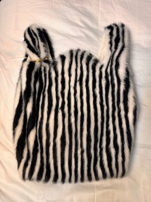 Simonetta Ravizza SALE Furissima Iconic Handbag *RARE BLACK WHITE 