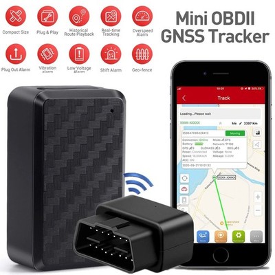 OBD2 GPS Tracker Real Time Vehicle Tracking Device OBD II  Car Truck Locator US