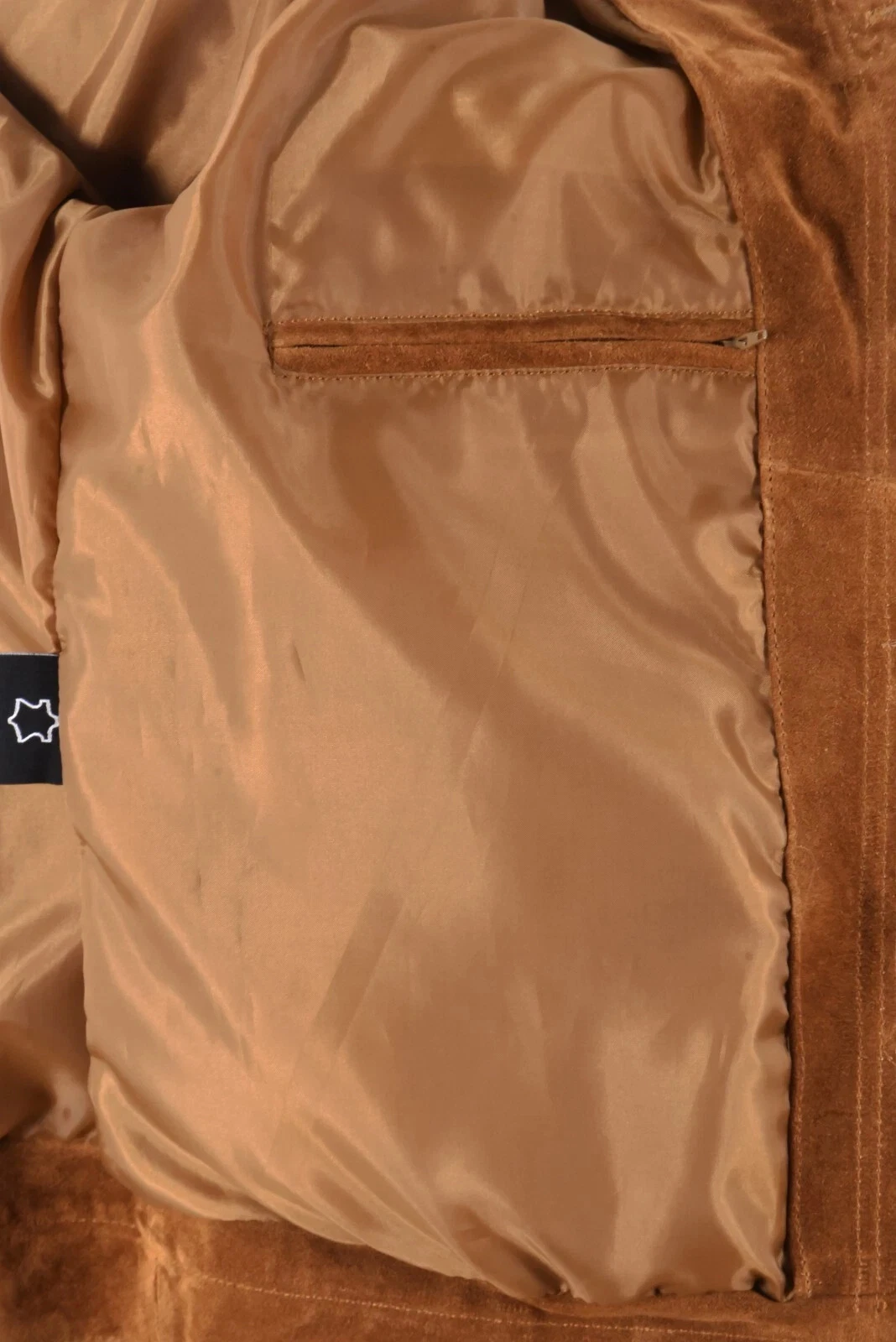 Men's TRUCKER Suede Leather Western Jacket Classic Denim Style Shirt Jacket 1280 - product detail image 4