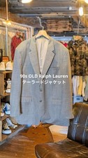 Ralph Lauren 90s Vintage Wool Checkered Tailored Jacket Made in Canada