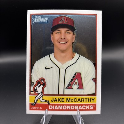 2025 Topps Heritage - High Number SP Jake McCarthy #473 Chrome