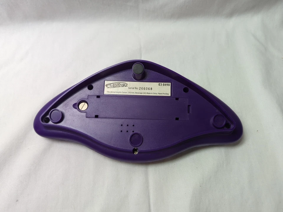 Math Shark - Electronic Handheld Educational Learning System - EI-8490 Purple - Image 2 of 4