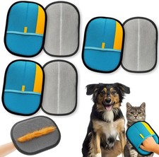 3PCS Pet Hair Remover Gloves  Electrostatic Fur Brush for Furniture  Car