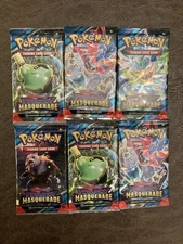 Pokemon Twilight Masquerade Booster Packs -Factory Sealed -6 Count Lot