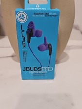 JLab JBuds Pro Signature Wired Earbuds - Purple / Black