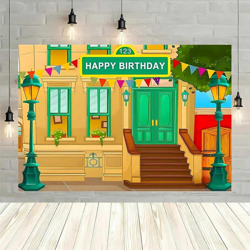 Фоновый баннер на тему первого дня рождения для вечеринки Elmo Back To School 7x5 футов - Изображение 3 из 4