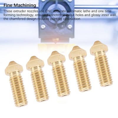 5 Stück Hotend-Düsen Für QIDI Tech X Plus 3 3D-Drucker-Extruder 0 8 Mm Messingdü