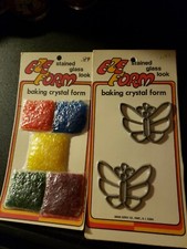 EZE Form Baking Crystal Form Stained Glass Look Vintage