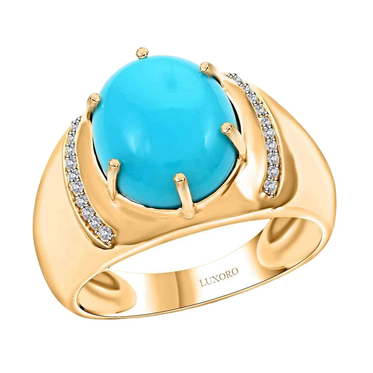 Turquesa 9 Anillo Anillos para hombres