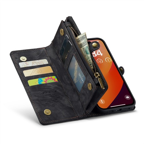 Für iPhone 13 14 15 16 Pro Max Magnet Hülle Abnehmbar Leder Wallet Case - Bild 30 von 84