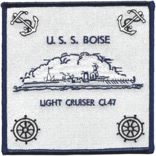 USS Boise CL 47 Light Cruiser Ship Patch