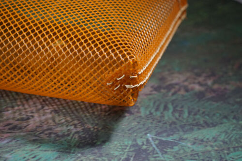 Vintage Original Orange Plastic Shopping Basket Bag - Picture 6 of 9