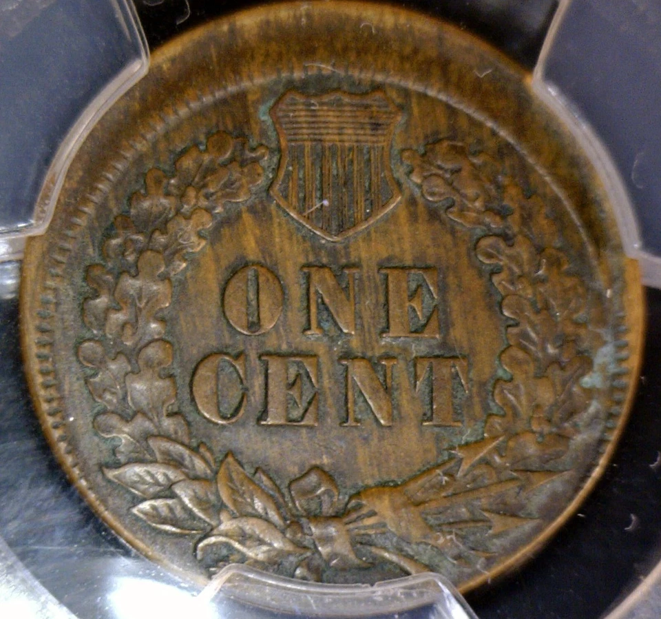 1900 ERROR PCGS XF 45 Off Center Indian Head Cent Coin NICE EARLY O/C FREE SHIP - Image 4 of 4