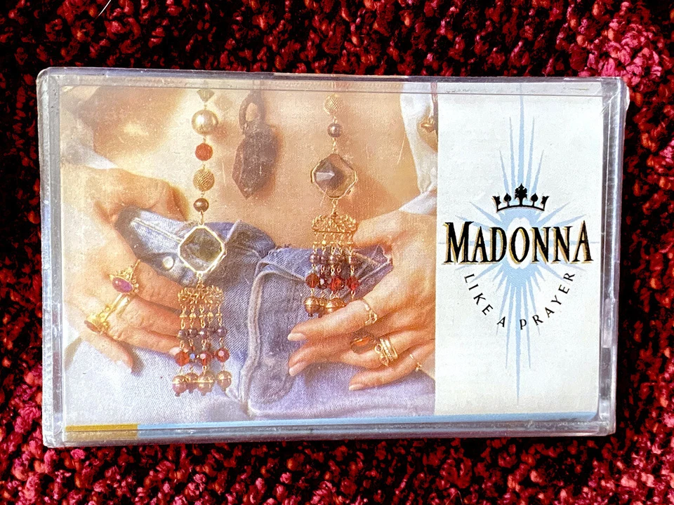 MADONNA SEALED LIKE A PRAYER INDIA FULL COVER BACK INSERT UNIQUE CASSETTE TAPE  - Image 2 of 4