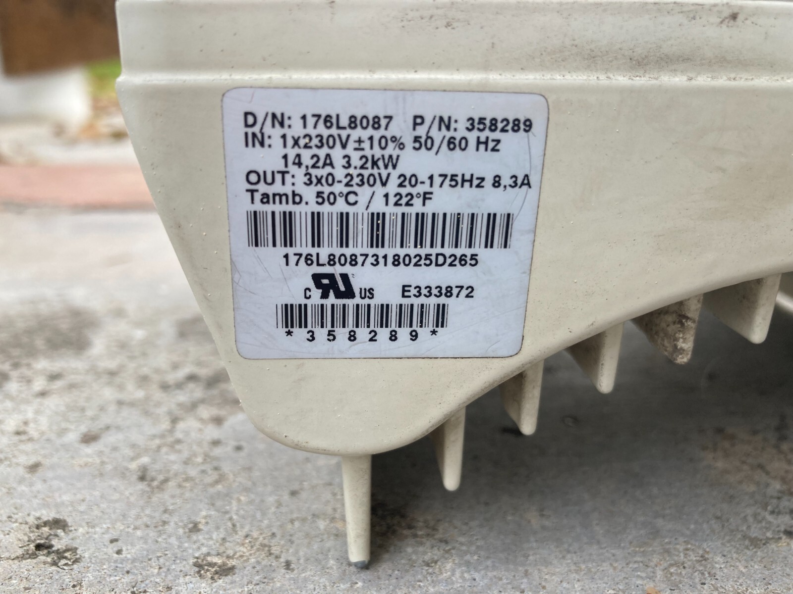 Pentair IntelliFlo Variable Speed DRIVE p/n 358289 Falak Tayyeb