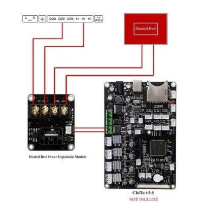 Scheda di espansione con mosfet HA210N 12v 24v 25A per hotbed stampante 3D Prusa