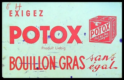 Advertising Blotter, POTOX - Unparalleled Fat Broth - Full Pot-au-Feu
