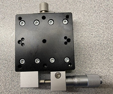 60X60x18mm Steel Linear Stage , 13mm Travel , M4 Thread