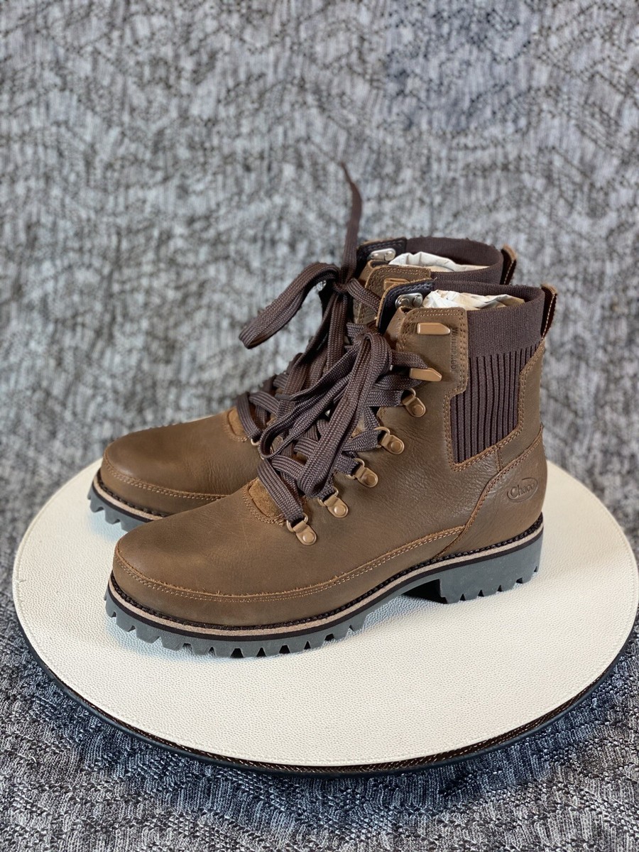 Chaco Fields Lace Up Waterproof Boots Women's Size 8 | eBay