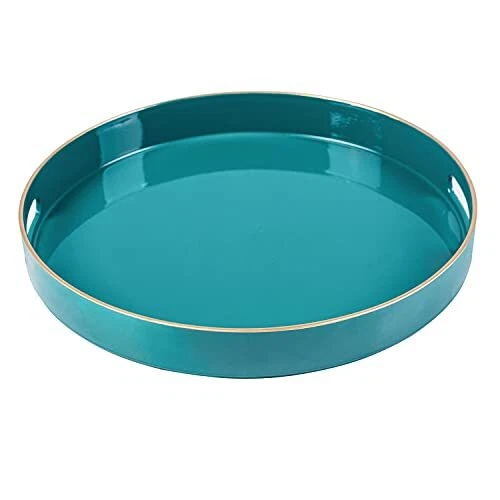 Teal on sale serving tray
