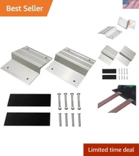 Sturdy Aluminum Ramp Kit with Non-Skid Surface - 1400 lbs Load Capacity