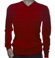 Herren Kaschmir Und Merinowolle Kaschmir-Pullover Xl 240 Rot