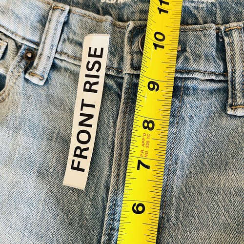 Old Navy Boys Distressed Blue Denim Jeans Size 16 Original Taper Built Flex NWOT - Picture 11 of 12