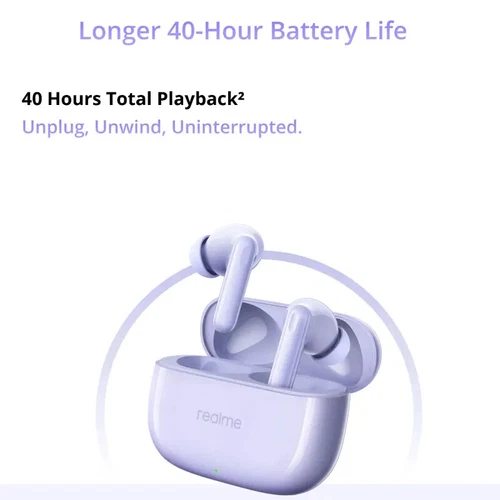 Auriculares inalámbricos Realme Buds T310 Bluetooth 5.4 con cancelación activa de ruido - Imagen 8 de 14