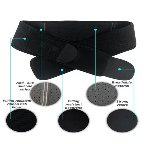 Lumbar Pelvic Lower Back Hip Support Sacroiliac Belt Joint Pain Relief Unisex - 第 3/17 張圖片