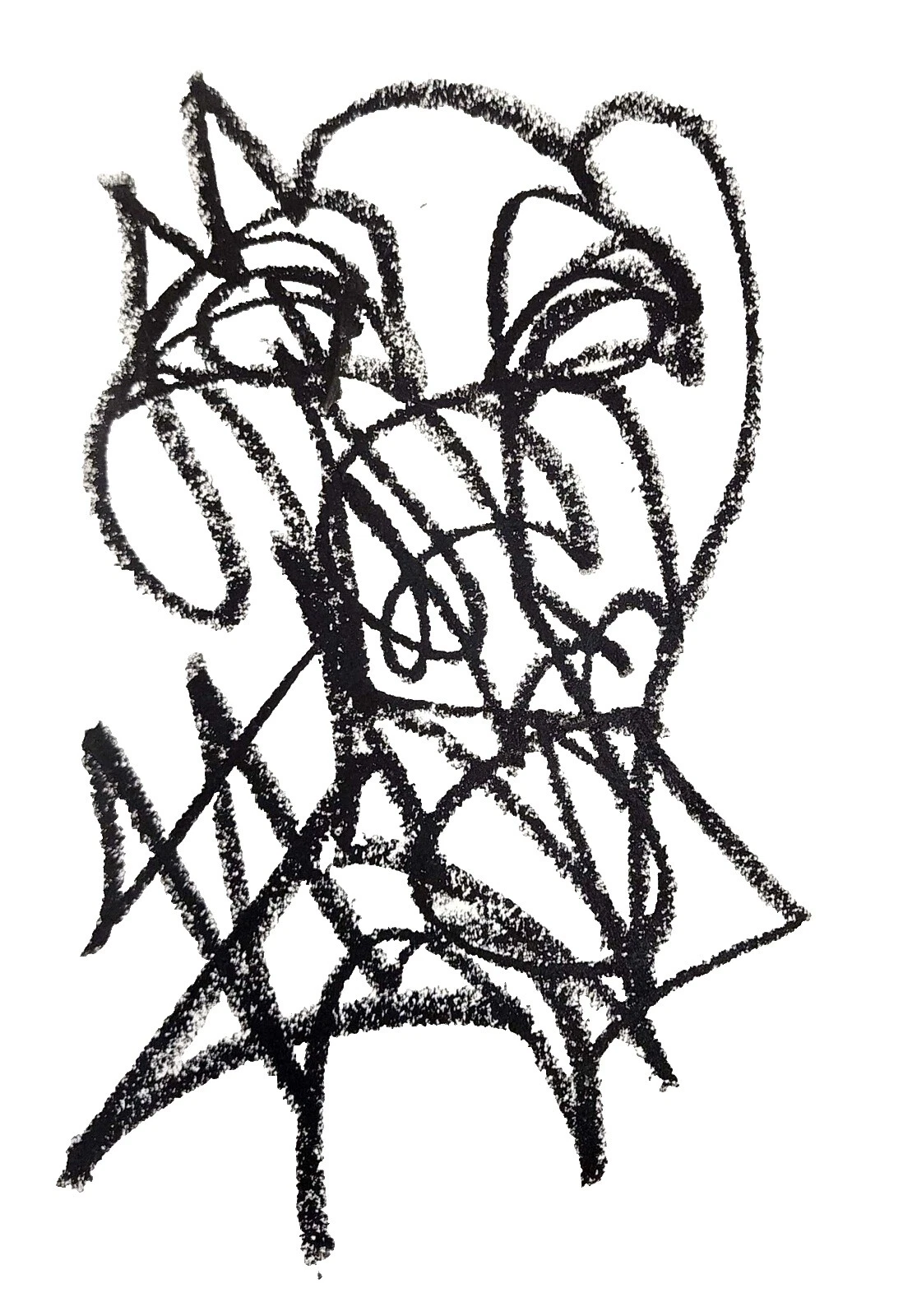 纸张抽象艺术静物绘画